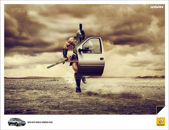 雷诺Logan汽车创意广告欣赏